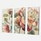 Designart - Romantic Dark Rose Blossing Flowers - Floral Premium Canvas Wall Art